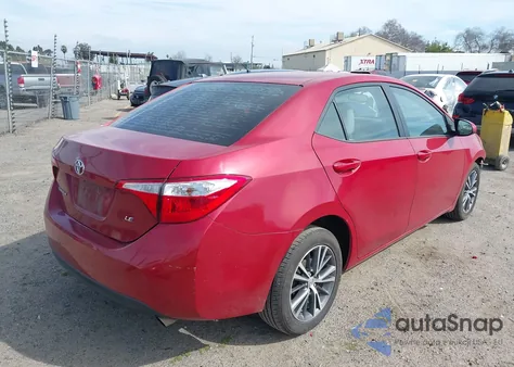 2016 Toyota Corolla Le Plus из США, поврежденный, VIN 5YFBURHEXGP429499